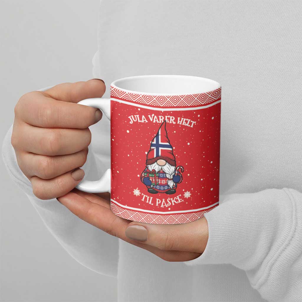 Norway Christmas Ceramic Mug Lovely Nordic Gnome - Wonder Print Shop