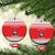 Norway Christmas Ceramic Ornament Lovely Nordic Gnome - Wonder Print Shop
