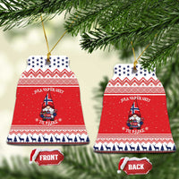 Norway Christmas Ceramic Ornament Lovely Nordic Gnome - Wonder Print Shop