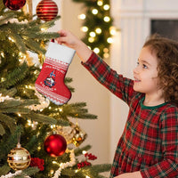 Norway Christmas Stocking Lovely Nordic Gnome - Wonder Print Shop