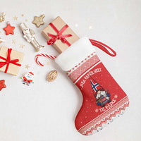 Norway Christmas Stocking Lovely Nordic Gnome - Wonder Print Shop