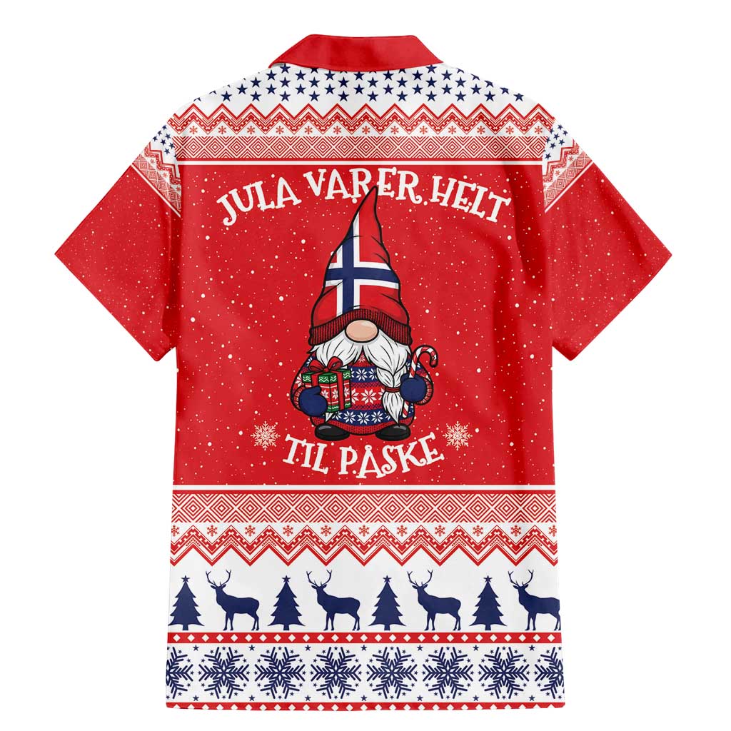 Norway Christmas Family Matching Mermaid Dress and Hawaiian Shirt Lovely Nordic Gnome - Wonder Print Shop