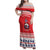 Norway Christmas Family Matching Off Shoulder Maxi Dress and Hawaiian Shirt Lovely Nordic Gnome - Wonder Print Shop