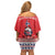 Norway Christmas Family Matching Off Shoulder Short Dress and Hawaiian Shirt Lovely Nordic Gnome - Wonder Print Shop