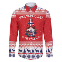 Norway Christmas Family Matching Puletasi and Hawaiian Shirt Lovely Nordic Gnome - Wonder Print Shop