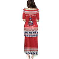 Norway Christmas Family Matching Puletasi and Hawaiian Shirt Lovely Nordic Gnome - Wonder Print Shop