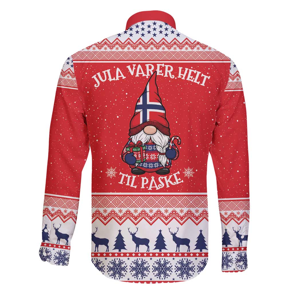 Norway Christmas Family Matching Short Sleeve Bodycon Dress and Hawaiian Shirt Lovely Nordic Gnome - Wonder Print Shop