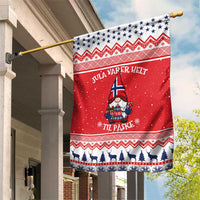 Norway Christmas Garden Flag Lovely Nordic Gnome - Wonder Print Shop
