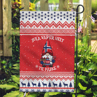 Norway Christmas Garden Flag Lovely Nordic Gnome - Wonder Print Shop