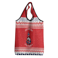 Norway Christmas Grocery Bag Lovely Nordic Gnome - Wonder Print Shop