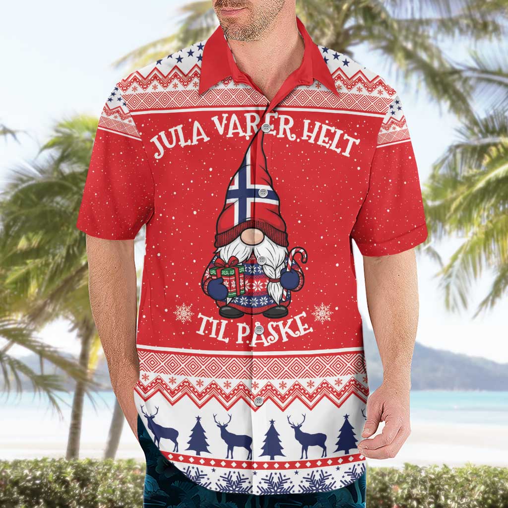 Norway Christmas Hawaiian Shirt Lovely Nordic Gnome - Wonder Print Shop