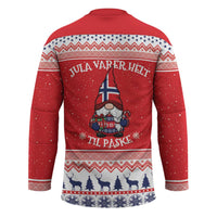 Norway Christmas Hockey Jersey Lovely Nordic Gnome - Wonder Print Shop