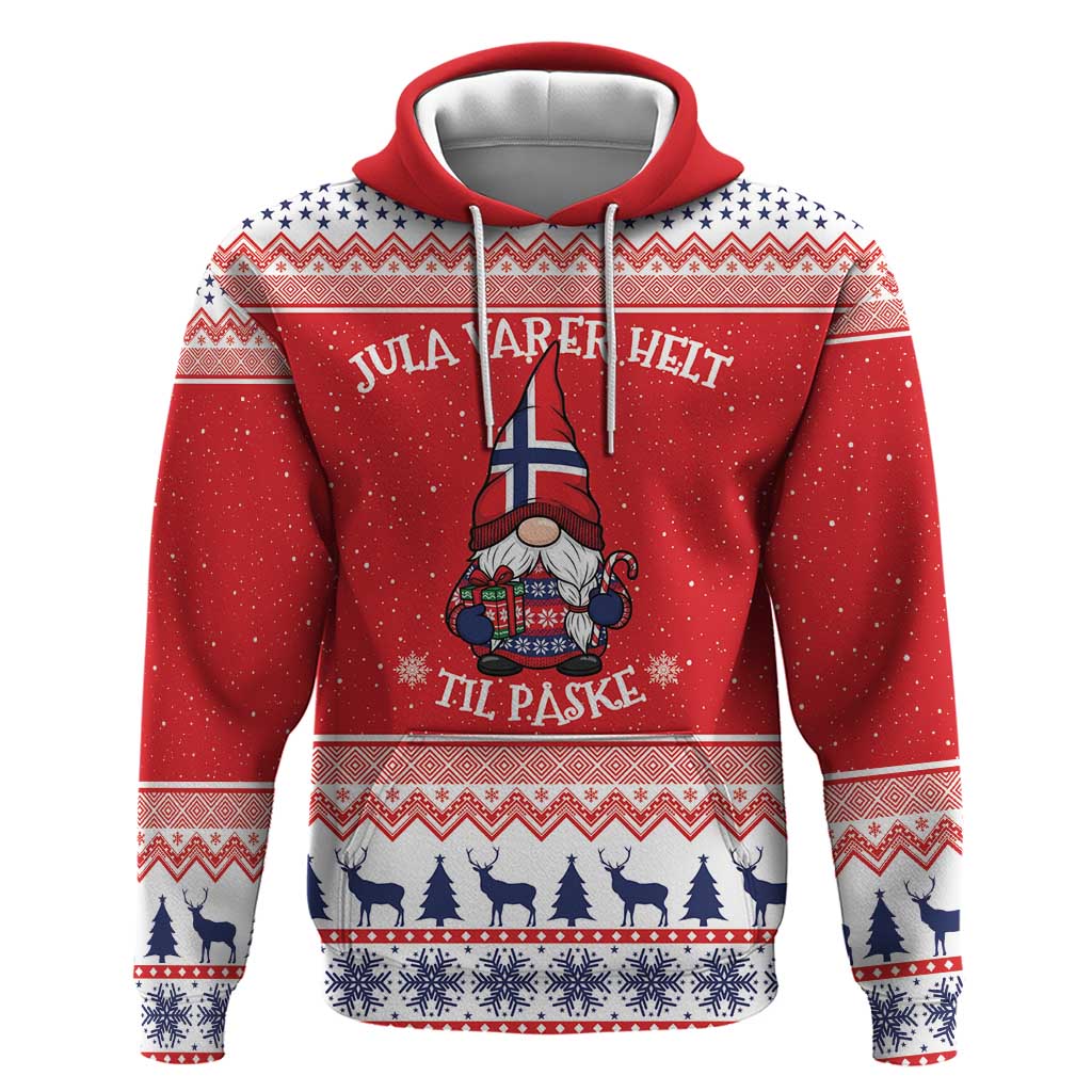 Norway Christmas Hoodie Lovely Nordic Gnome - Wonder Print Shop