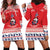 Norway Christmas Hoodie Dress Lovely Nordic Gnome - Wonder Print Shop