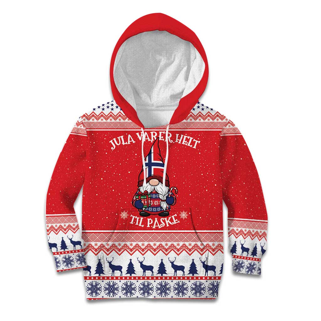 Norway Christmas Kid Hoodie Lovely Nordic Gnome - Wonder Print Shop
