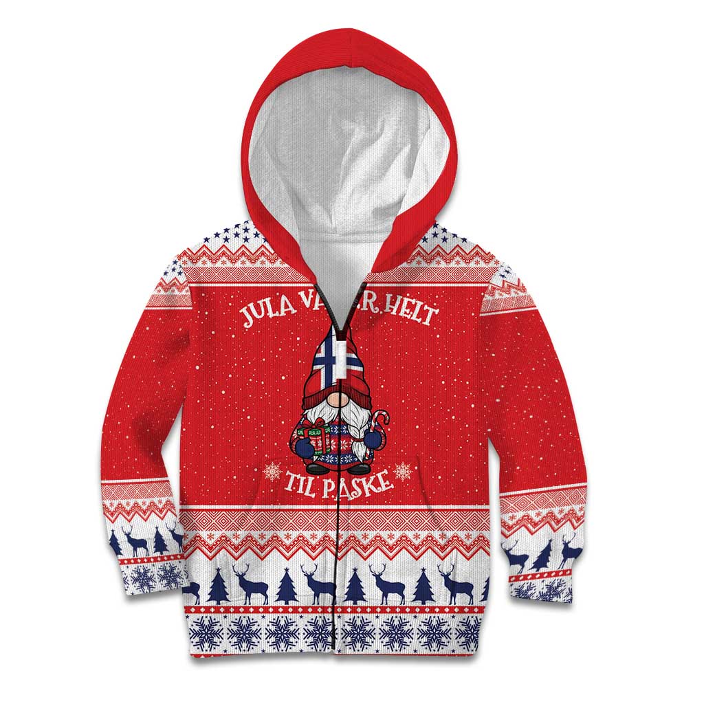 Norway Christmas Kid Hoodie Lovely Nordic Gnome - Wonder Print Shop