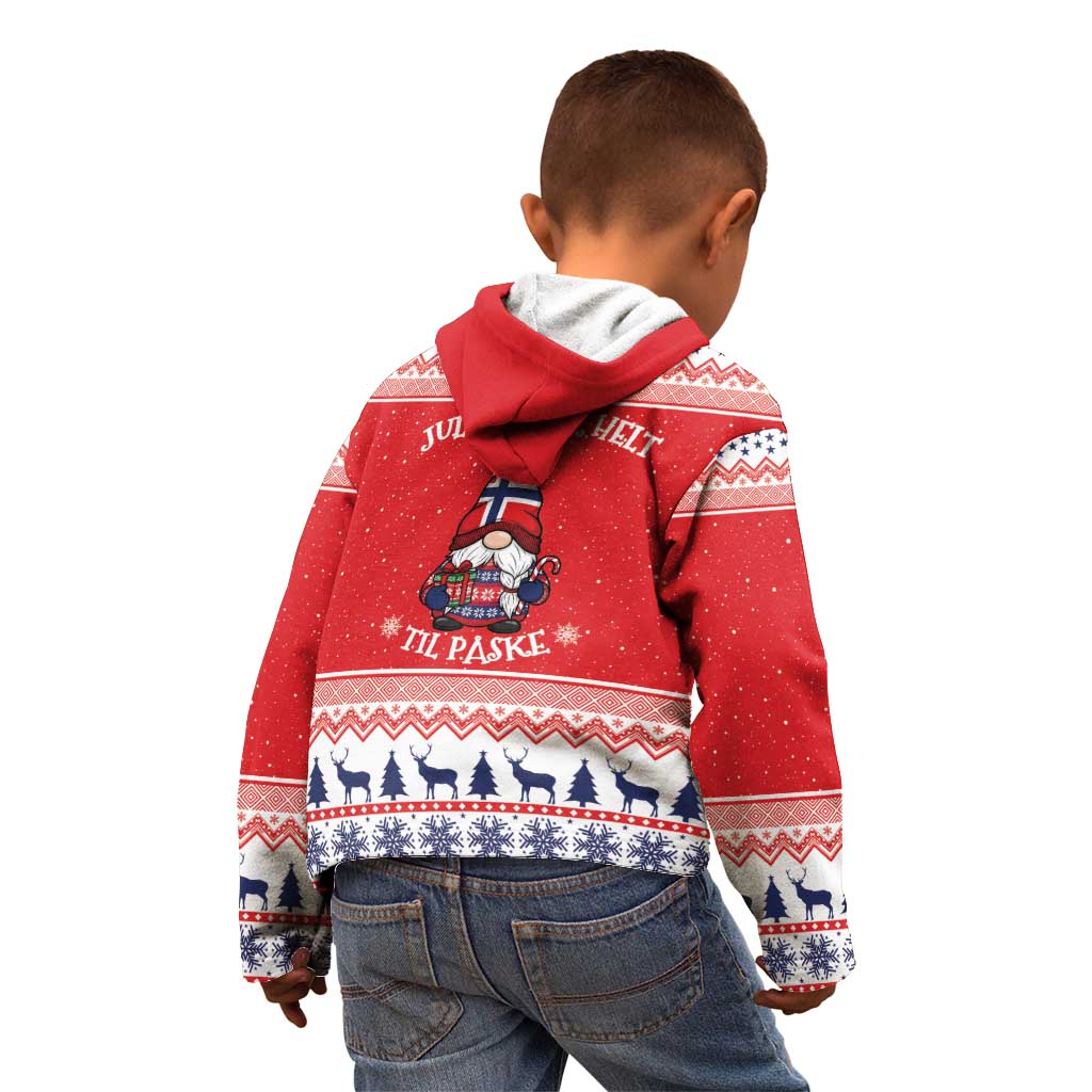 Norway Christmas Kid Hoodie Lovely Nordic Gnome - Wonder Print Shop