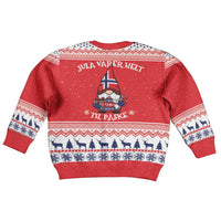 Norway Christmas Kid Ugly Christmas Sweater Lovely Nordic Gnome - Wonder Print Shop
