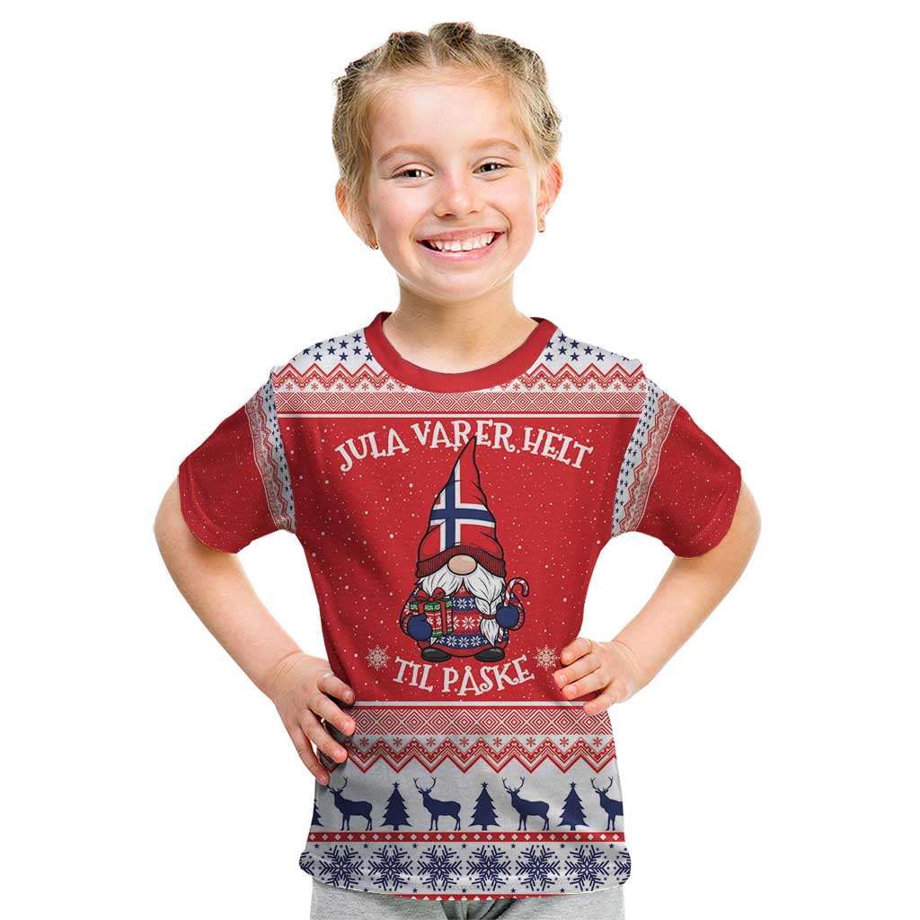 Norway Christmas Kid T Shirt Lovely Nordic Gnome - Wonder Print Shop