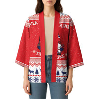 Norway Christmas Kimono Lovely Nordic Gnome - Wonder Print Shop