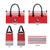 Norway Christmas Leather Bag Lovely Nordic Gnome - Wonder Print Shop