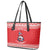 Norway Christmas Leather Tote Bag Lovely Nordic Gnome - Wonder Print Shop