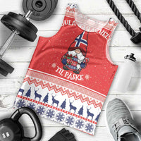 Norway Christmas Men Tank Top Lovely Nordic Gnome - Wonder Print Shop