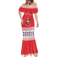 Norway Christmas Mermaid Dress Lovely Nordic Gnome - Wonder Print Shop