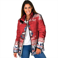 Norway Christmas Padded Jacket Lovely Nordic Gnome - Wonder Print Shop