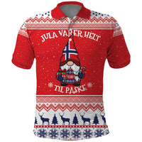 Norway Christmas Polo Shirt Lovely Nordic Gnome - Wonder Print Shop