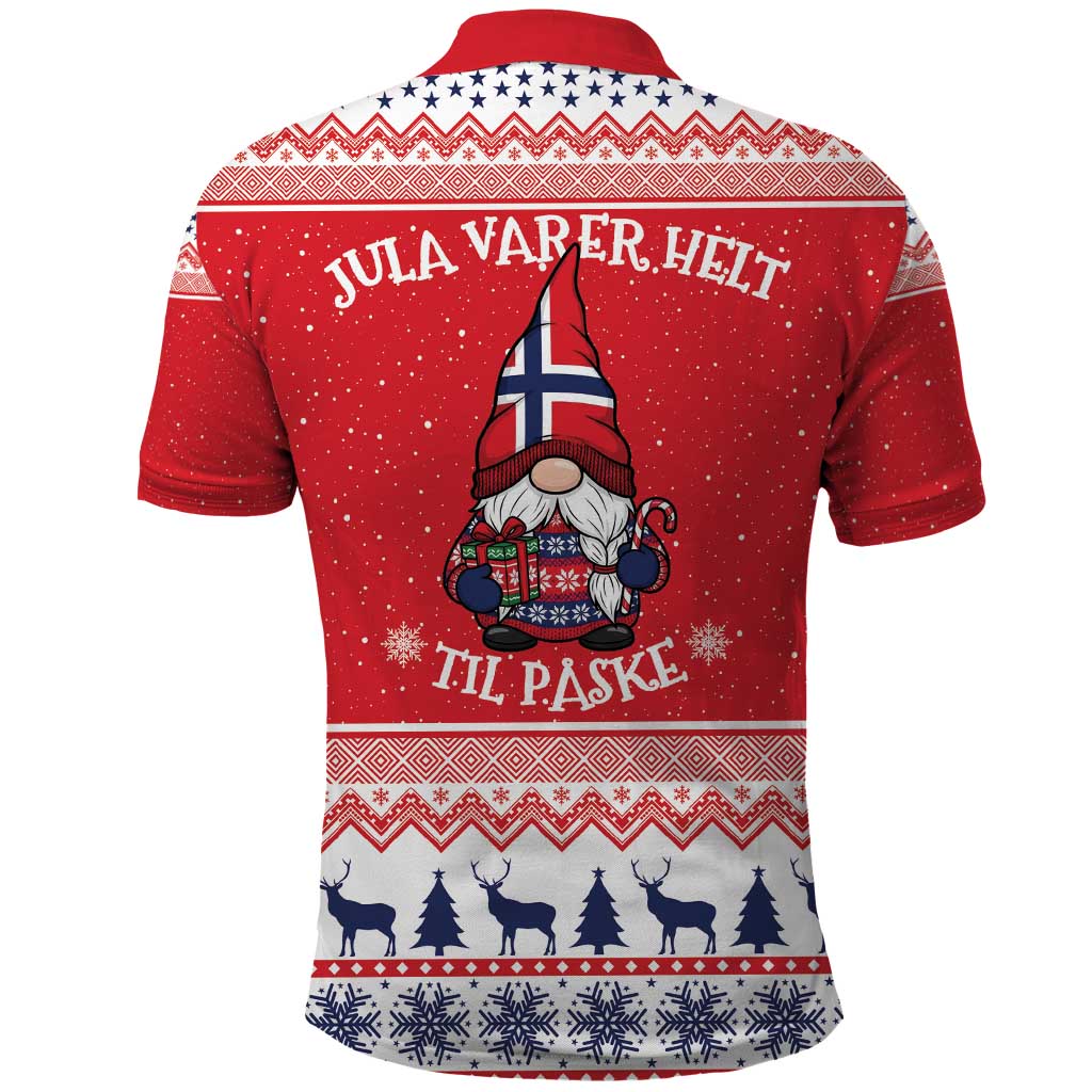 Norway Christmas Polo Shirt Lovely Nordic Gnome - Wonder Print Shop