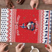 Norway Christmas Puzzle Lovely Nordic Gnome - Wonder Print Shop