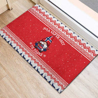 Norway Christmas Rubber Doormat Lovely Nordic Gnome - Wonder Print Shop