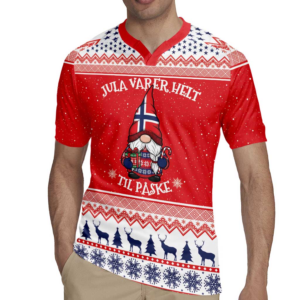Norway Christmas Rugby Jersey Lovely Nordic Gnome - Wonder Print Shop