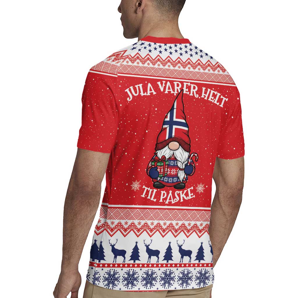 Norway Christmas Rugby Jersey Lovely Nordic Gnome - Wonder Print Shop