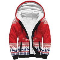 Norway Christmas Sherpa Hoodie Lovely Nordic Gnome - Wonder Print Shop
