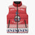 Norway Christmas Sleeveless Puffer Jacket Lovely Nordic Gnome - Wonder Print Shop