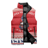 Norway Christmas Sleeveless Puffer Jacket Lovely Nordic Gnome - Wonder Print Shop