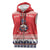 Norway Christmas Sleeveless Zip Hoodie Lovely Nordic Gnome - Wonder Print Shop