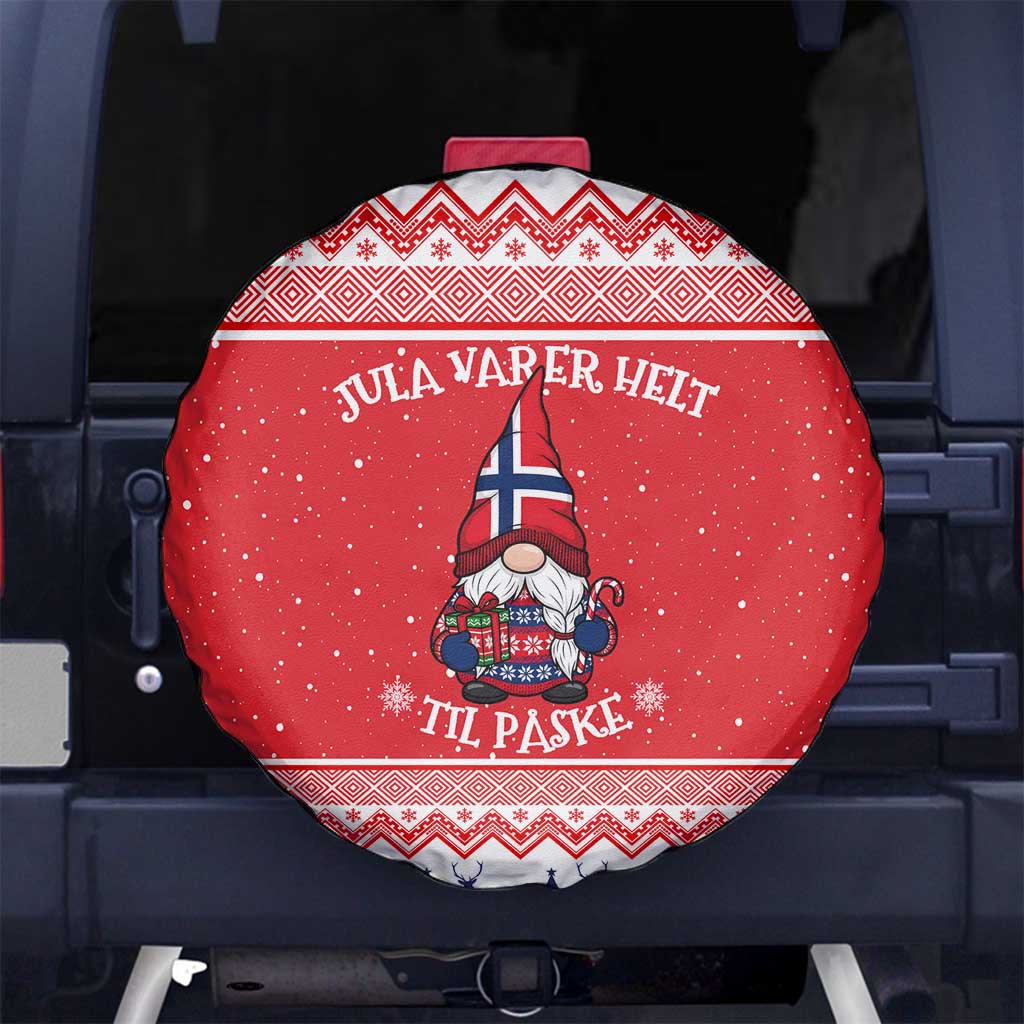 Norway Christmas Spare Tire Cover Lovely Nordic Gnome - Wonder Print Shop