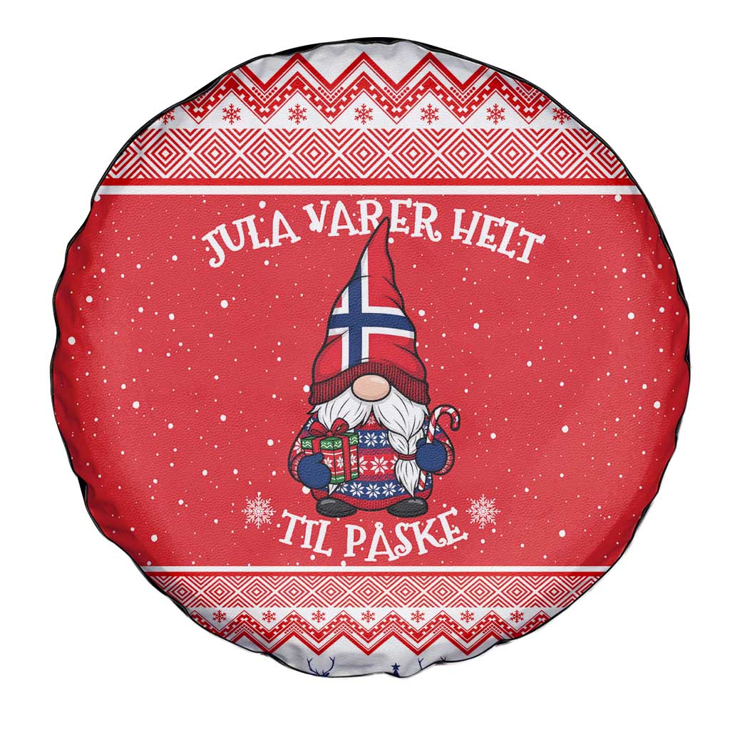 Norway Christmas Spare Tire Cover Lovely Nordic Gnome - Wonder Print Shop