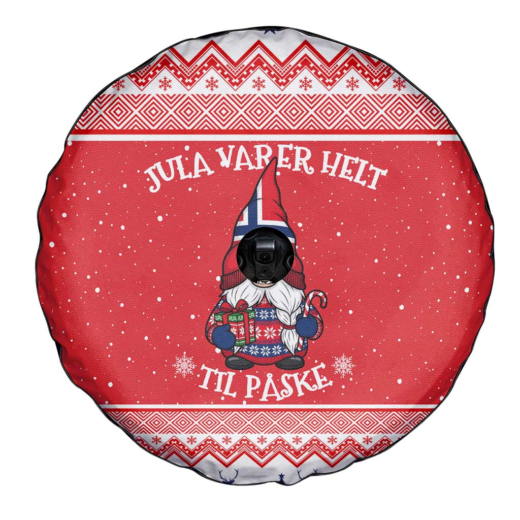 Norway Christmas Spare Tire Cover Lovely Nordic Gnome - Wonder Print Shop