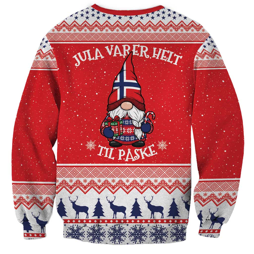 Norway Christmas Sweatshirt Lovely Nordic Gnome - Wonder Print Shop