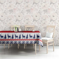 Norway Christmas Tablecloth Lovely Nordic Gnome - Wonder Print Shop