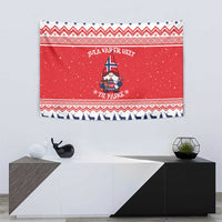 Norway Christmas Tapestry Lovely Nordic Gnome - Wonder Print Shop
