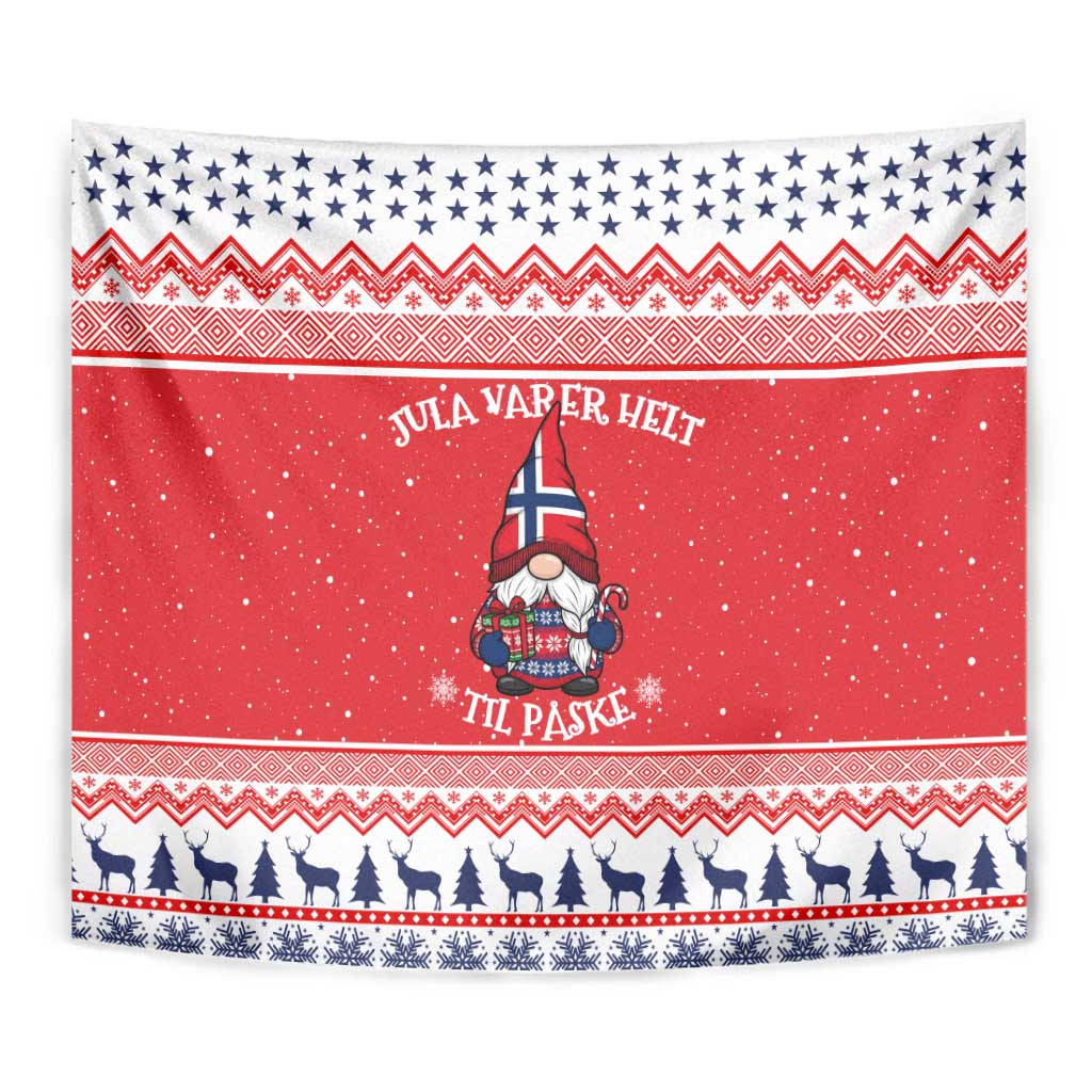Norway Christmas Tapestry Lovely Nordic Gnome - Wonder Print Shop