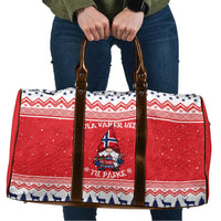 Norway Christmas Travel Bag Lovely Nordic Gnome - Wonder Print Shop