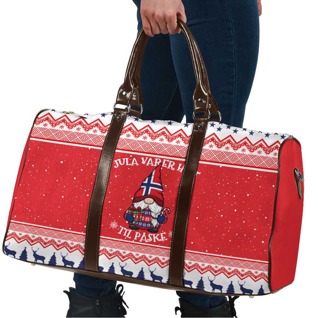 Norway Christmas Travel Bag Lovely Nordic Gnome - Wonder Print Shop
