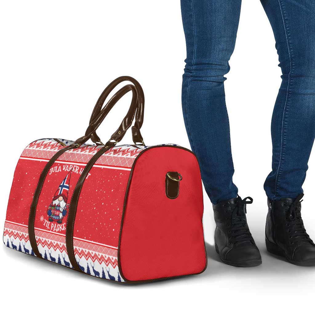 Norway Christmas Travel Bag Lovely Nordic Gnome - Wonder Print Shop