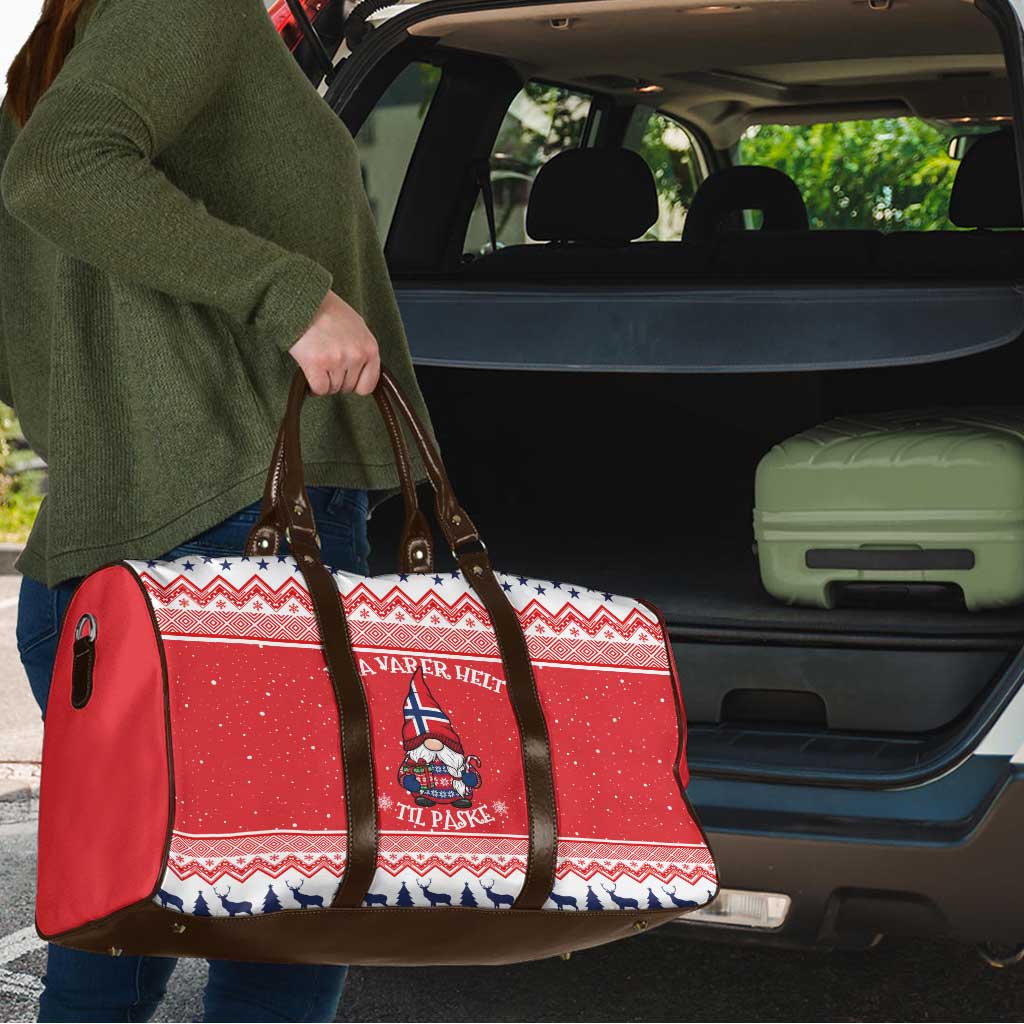 Norway Christmas Travel Bag Lovely Nordic Gnome - Wonder Print Shop
